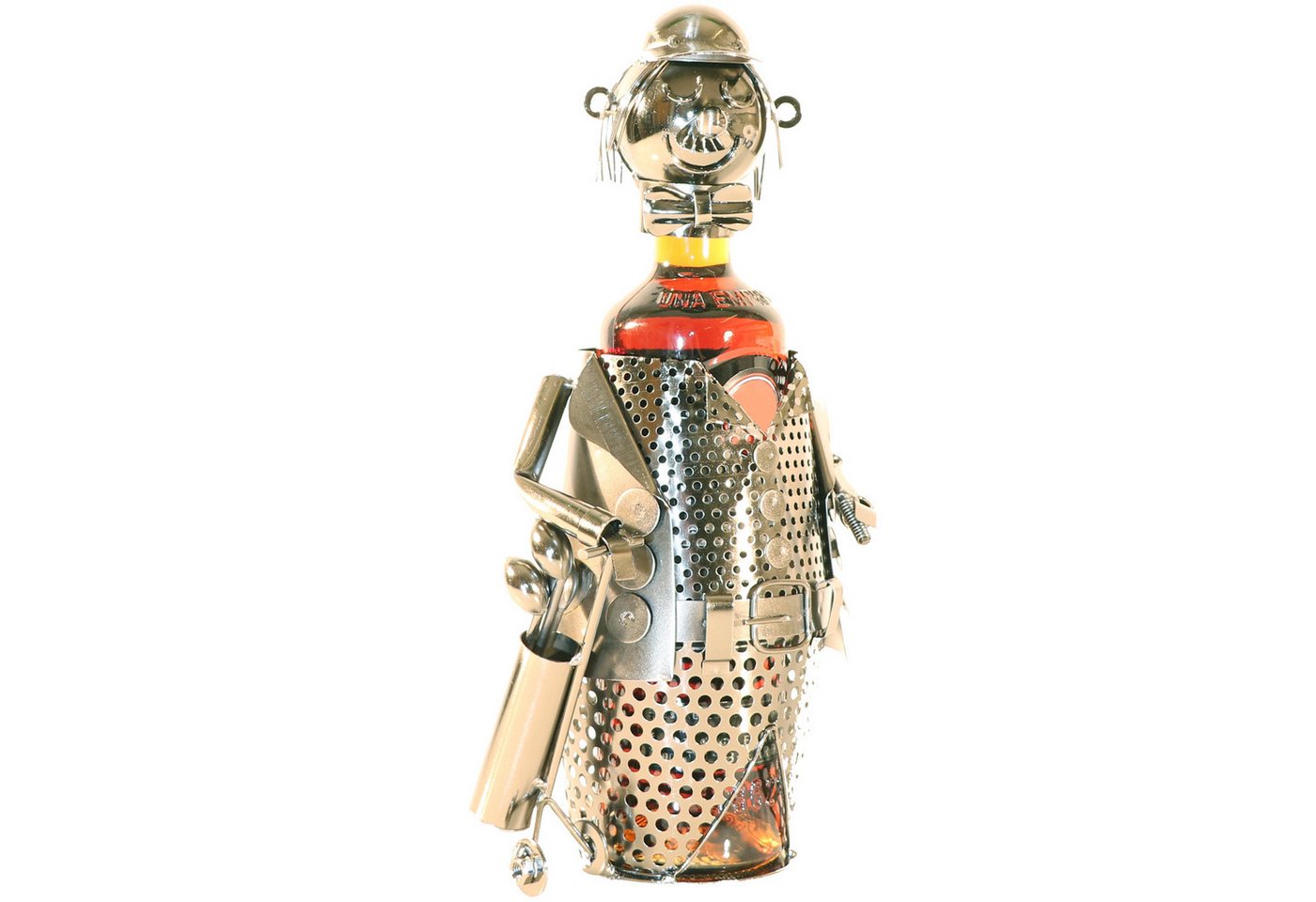 PiWear Dekobecher PiWear Weinflaschenhalter Metall Golfspieler PiWear Dekobecher PiWear Weinflaschenhalter Metall Golfspieler von PiWear