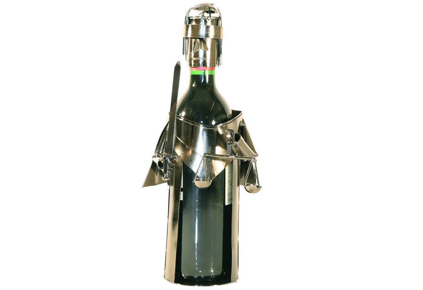 PiWear Dekobecher PiWear Weinflaschenhalter Metall Justizia PiWear Dekobecher PiWear Weinflaschenhalter Metall Justizia von PiWear