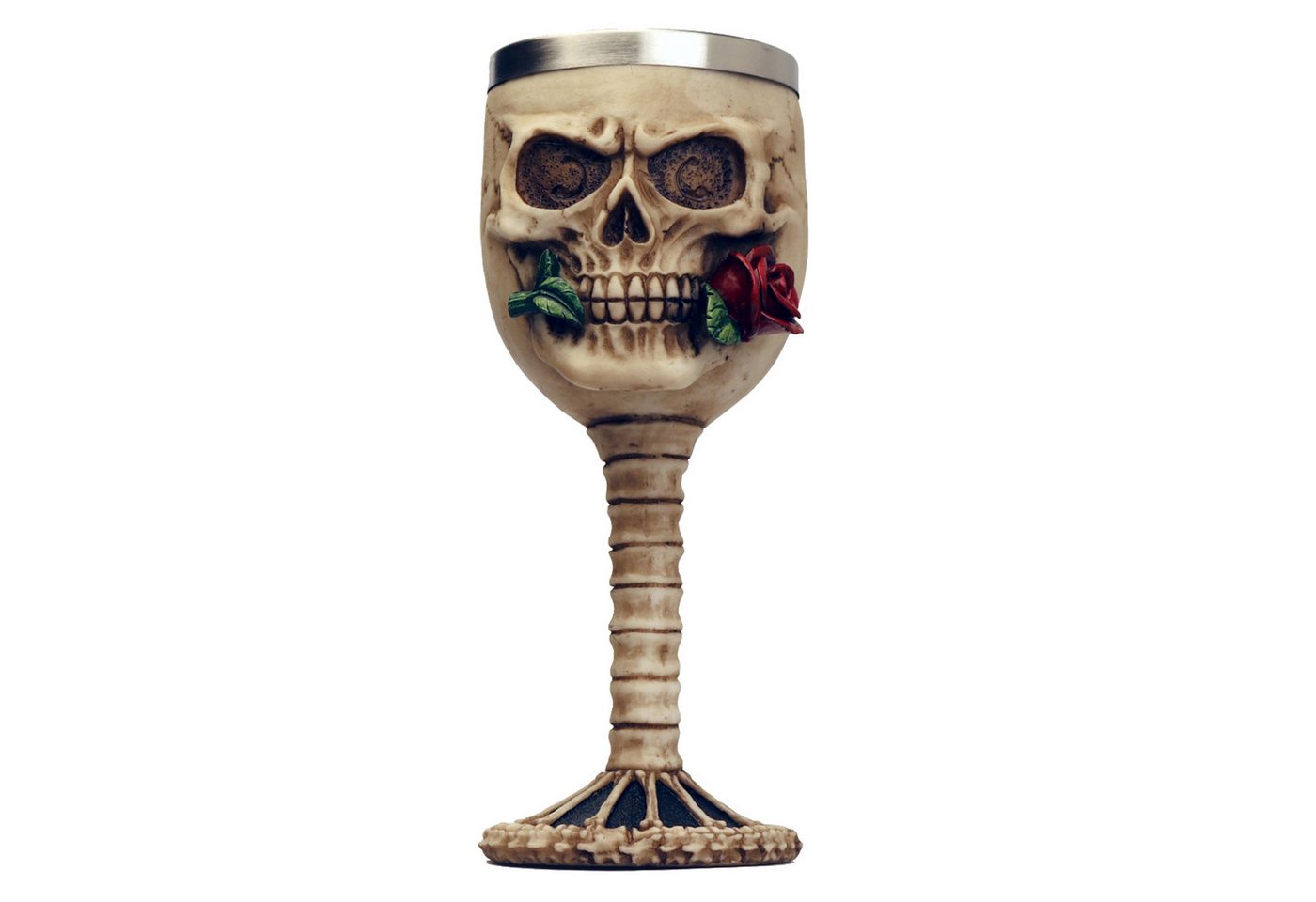 PiWear Dekobecher PiWear Weinglas Rose, Weinkelch Totenkopf Tischdekoration Mittelalter PiWear Dekobecher PiWear Weinglas Rose, Weinkelch Totenkopf Tischdekoration Mittelalter von PiWear