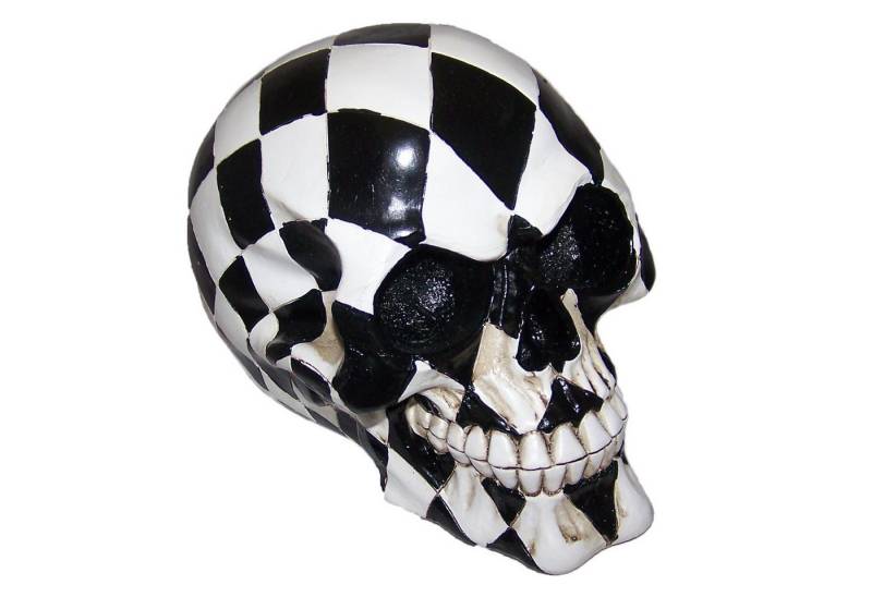 PiWear Dekofigur PiWear Totenkopf Schach, Chess Skull Dekoration Deko-Schädel von PiWear