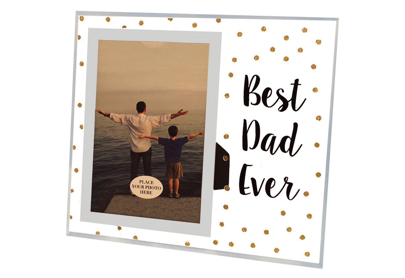 PiWear Metallschild PiWear Bilderrahmen Glas - Best Dad Ever PiWear Metallschild PiWear Bilderrahmen Glas - Best Dad Ever von PiWear