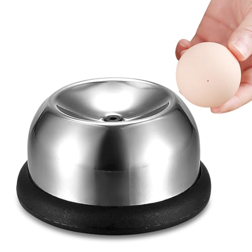 Eierstecher Eipicker aus Edelstahl, Halbautomatische Eierschalen Lochschläger, Eieröffner Werkzeug, Chick Egg Hole Puncher Küche Kochen Werkzeuge von Piashow