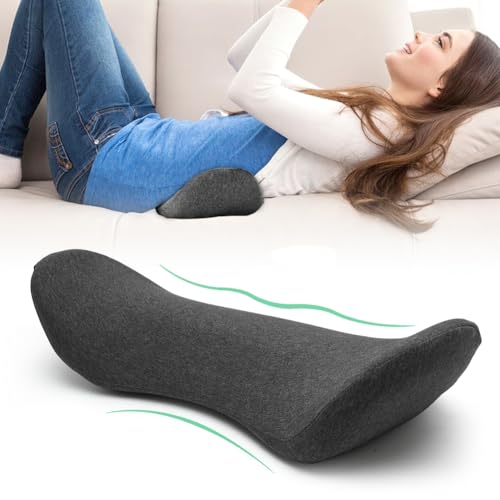 Lendenkissen Orthopädisches, Verstellbares Lendenwirbelstützkissen zum Schlafen aus Memory-Schaum, Anti-Rutsch Lordosenstütze, Linderung von Rückenschmerzen, für Bett, Sofa, Stuhl, Auto, Bürostuhl von Piashow