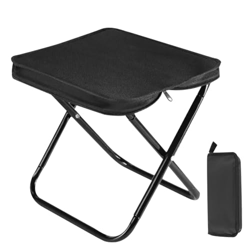 Piashow Campinghocker Faltbar, Leichter Tragbarer Hocker für Outdoor, Mini Faltstuhl für Camping, Angeln, Wandern, Grillen, Garten mit Tragetasche, 100 kg Tragfähigkeit Piashow Campinghocker Faltbar, Leichter Tragbarer Hocker für Outdoor, Mini Faltstuhl für Camping, Angeln, Wandern, Grillen, Garten mit Tragetasche, 100 kg Tragfähigkeit von Piashow