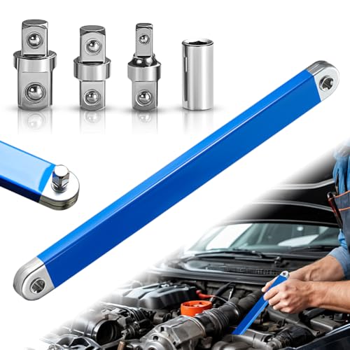 Piashow Offset Extension Wrench, Gekröpfter Verlängerungsschlüssel, Schraubenschlssel Set mit 1/2", 1/4" und 3/8" Antriebsadapter, Offset-Verlängerungsschlüssel Piashow Offset Extension Wrench, Gekröpfter Verlängerungsschlüssel, Schraubenschlssel Set mit 1/2", 1/4" und 3/8" Antriebsadapter, Offset-Verlängerungsschlüssel von Piashow