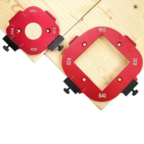 2PCS Router Jig Radius Schablone, Frässchablonen Für Oberfräse Radius Jig Router Schablonen Ecke, R10/R15/R20/R25/R30/R35/R40/R50 Radius Routing Vorlagen Für Holzbearbeitung DIY 2PCS Router Jig Radius Schablone, Frässchablonen Für Oberfräse Radius Jig Router Schablonen Ecke, R10/R15/R20/R25/R30/R35/R40/R50 Radius Routing Vorlagen Für Holzbearbeitung DIY von Piashow
