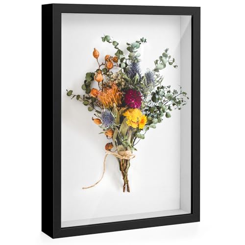 3D Bilderrahmen zum Befüllen 20x29 cm Tiefer Bilderrahmen A4 3D Objektrahmen Rahmen für Fotos Blumen Souvenirs und DIY Kunsthandwerk - Schwarz 3D Bilderrahmen zum Befüllen 20x29 cm Tiefer Bilderrahmen A4 3D Objektrahmen Rahmen für Fotos Blumen Souvenirs und DIY Kunsthandwerk - Schwarz von Piaxle