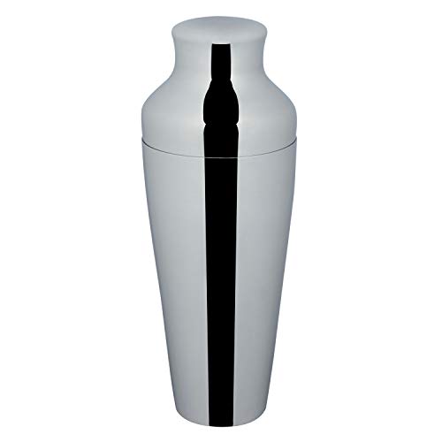 Piazza 475055 Cocktail-Shaker, 2-teilig, polierter Stahl, 550 ml Fassungsvermögen von PIAZZA