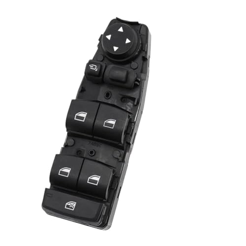Elektrischer Fensterschalter für 3 5 7 für X5 für X6 für F30 F35 F25 F26 F10 F18 F01 F02 Schwarz Elektrischer Fensterheber Hebeknopf (Modell A Schwarz) von Pibid