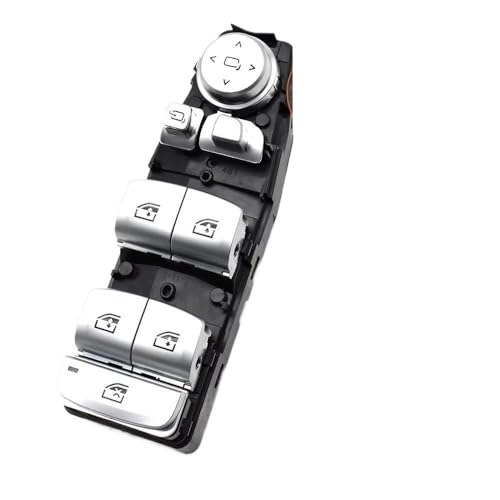 Fensterheberschalter für 1 3 4 5 6 7 Serie für X3 X4 für F20 F30 F36 F25 F26 F06 F07 F10 Elektrischer Fensterheberregler für Autos (Silver-A-6PINS) von Pibid