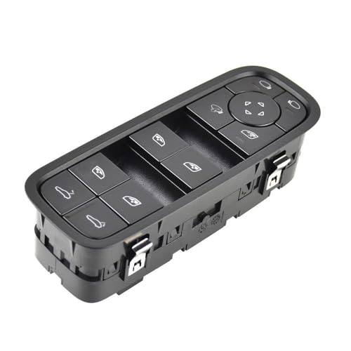Pibid Elektrischer Fensterschalter für Panamera für Cayenne 2017 2018 2019 2020 Fenster Elektrische Energie Hebeknopf 971959858CHUO 971959855CHUO(Master Switch) von Pibid