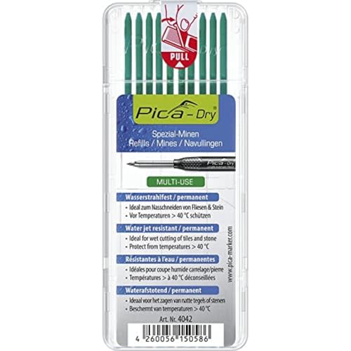 PICA-4042-Estuche-10-Minas-Dry -Verde von Pica