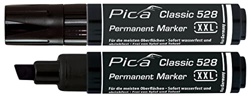 PICA 528/46/SB - Marcador permanente tipo cincel Negro en blíster von Pica