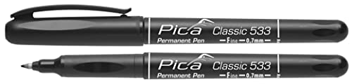 PICA 533/46/SB - Marcador permanente Classic punta fina Negro en blíster von Pica