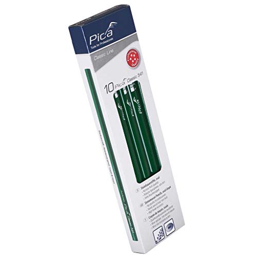 PICA-541/24-10-Lápiz 24cm-Ovalado cj.10-c/colg. von Pica