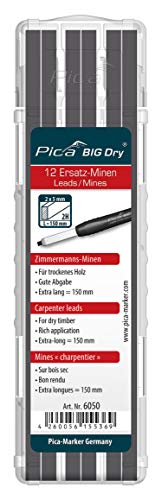 PICA-6050/SB-Est.-12-Minas-BIG-Dry Carp-Bl.-Grafito 2H von Pica
