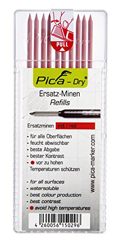 Pica Dry Ersatzminen, Rot von Pica