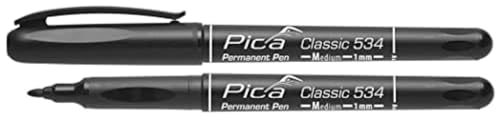 PICA 534/46 - Marcador Permanente Classic Bala Medio Negro, Schwarz von PICA