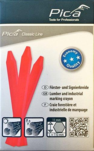 Signierkreide Pica Classic ECO 591, 11x110mm, gelb, 12er-Pack von Pica