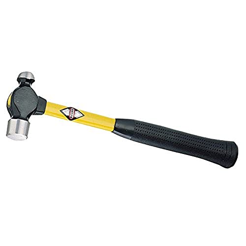 Schlosserhammer (engl. Form, mit Kugel (Ingenieurhammer), mit Fiberglasstiel) Fiberglasstiel 3/4 lbs von Picard