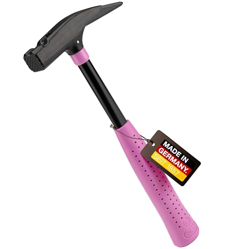 PICARD Latthammer Pink Edition, Nr. 626M 760g geraut | Magnetischer Nagelhalter | GS-geprüft & VPA-zertifiziert | Korrosionsgeschützt | Ergonomischer Griff | 32cm Länge | Made in Germany seit 1857 von Picard