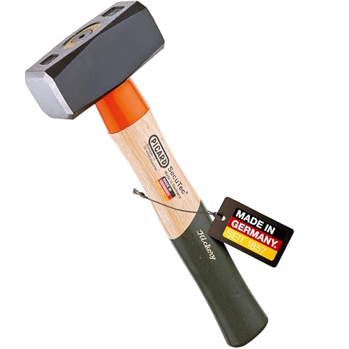 PICARD Fäustel SecuTec Nr. 43 HS 1500g | 280mm Länge | Sicherheitssystem mit Keilschraube | Robuster Hickorystiel | DIN 6475 | Ideal für Werkstatt & Industrie | Made in Germany seit 1857 von Picard