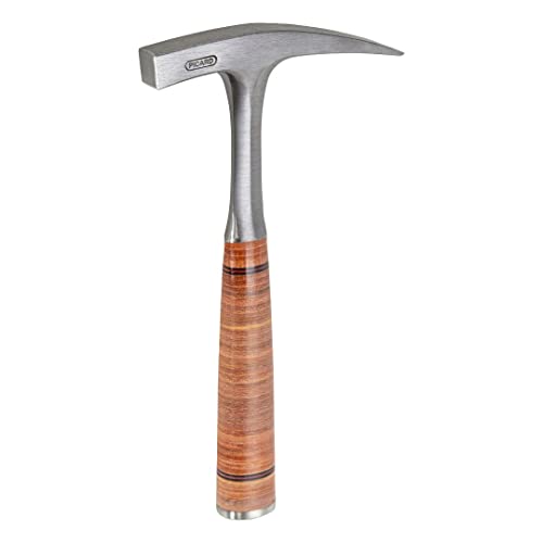 Picard Typ 761 1/2 Geologenhammer mit Schneide, 500g, Ledergriff von Picard