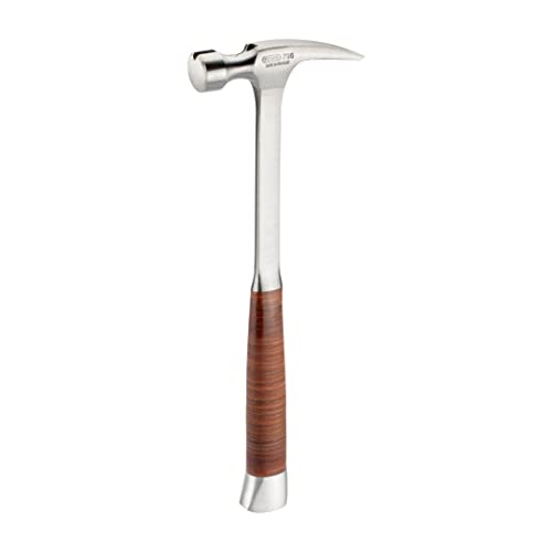 Picard Typ 796 Framing Hammer mit Ledergriff, glatte Bahn von Picard