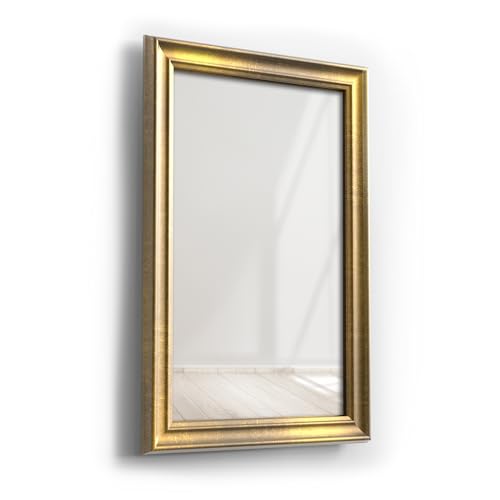 Picati Spiegelrahmen Barocko inkl. Spiegel | Aluminium Vintage | Spiegelmaß: 50x50cm | zzgl. 7,8 cm Rahmen | Wandspiegel | in 11 Größen von Picati