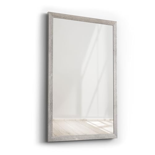 Picati Spiegelrahmen Klassiko inkl. Spiegel | Aluminium Vintage | Spiegelmaß: 40x100 / 100x40cm | zzgl. 5 cm Rahmen | Wandspiegel | in 11 Größen von Picati