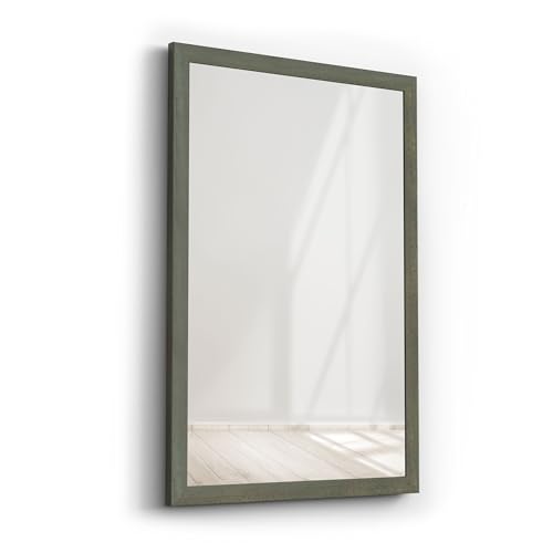 Picati Spiegelrahmen Klassiko inkl. Spiegel | Grün | Spiegelmaß: 60x80 / 80x60cm | zzgl. 5 cm Rahmen | Wandspiegel | in 11 Größen von Picati