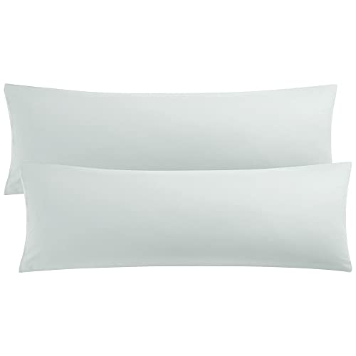 PiccoCasa 2er Set Kissenbezug 50x160 cm Seitenschläferkissen Bezug aus Mikrofaser mit Hotelverschluss, Ultra weich und atmungsaktiv, Hellgrau PiccoCasa 2er Set Kissenbezug 50x160 cm Seitenschläferkissen Bezug aus Mikrofaser mit Hotelverschluss, Ultra weich und atmungsaktiv, Hellgrau von PiccoCasa