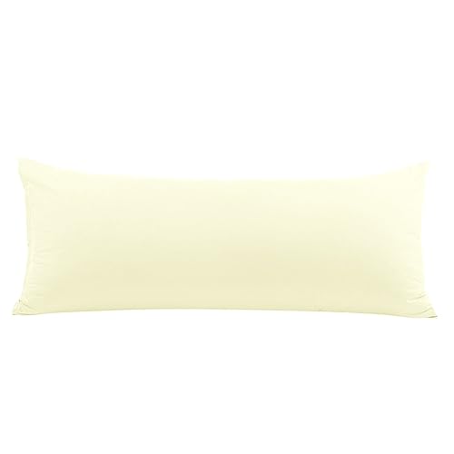 PiccoCasa Kissenbezug langes Kissen Kopfkissenbezug lang mit Reißverschluss aus Mikrofaser Serie 1800 für Körperkissen Schlafkissen Beige 50x120cm PiccoCasa Kissenbezug langes Kissen Kopfkissenbezug lang mit Reißverschluss aus Mikrofaser Serie 1800 für Körperkissen Schlafkissen Beige 50x120cm von PiccoCasa