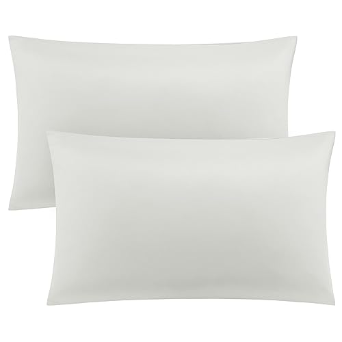 PiccoCasa Luxuriöse kühlende Kissenbezüge, Queen-Size-Größe, 2er-Set, weich und atmungsaktiv, mit Reißverschluss, Queen-Size-Isabelline PiccoCasa Luxuriöse kühlende Kissenbezüge, Queen-Size-Größe, 2er-Set, weich und atmungsaktiv, mit Reißverschluss, Queen-Size-Isabelline von PiccoCasa