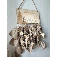 Adventskalender Kind Personalisiert Mit Namen. Zum Selbst Befüllen Holz Graviert Acryl von PiccolinaAT