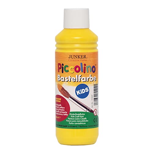 Piccolino 111527 - Kinder-Bastelfarbe Kids primärgelb 250ml - Gouache Tempera Kindermalfarbe auf Wasserbasis für Kindergarten Grundschule Piccolino 111527 - Kinder-Bastelfarbe Kids primärgelb 250ml - Gouache Tempera Kindermalfarbe auf Wasserbasis für Kindergarten Grundschule von Piccolino