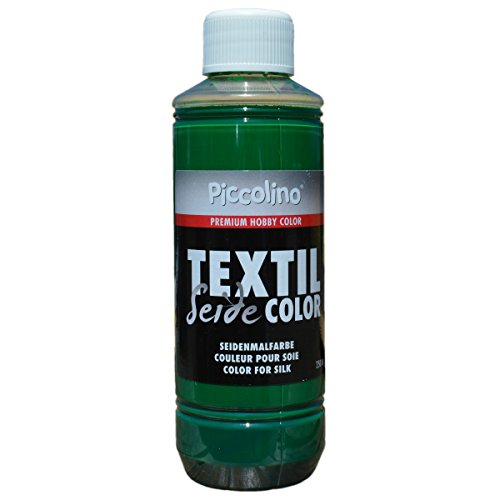 Seidenmalfarbe Grün 250ml - Seidenfarbe Piccolino Textil Color - Textilfarbe Seide von Piccolino