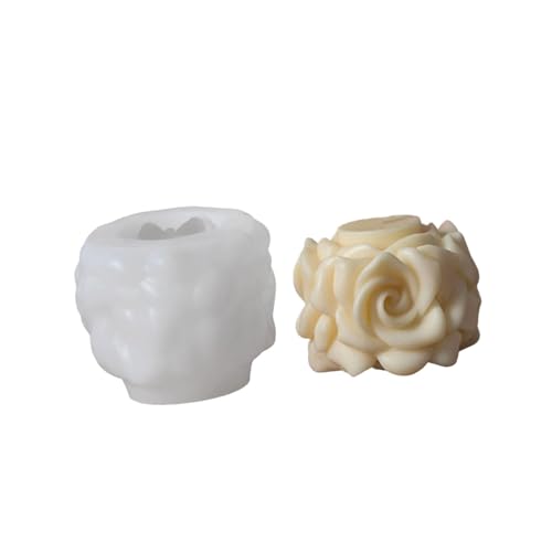 3d Blumenzylinder Silikonkerzenform Epoxidharz Silikonformen Für Kerzen Home Dekorationsseife Making Formen Silikonform Für Kerzen von Piceioep