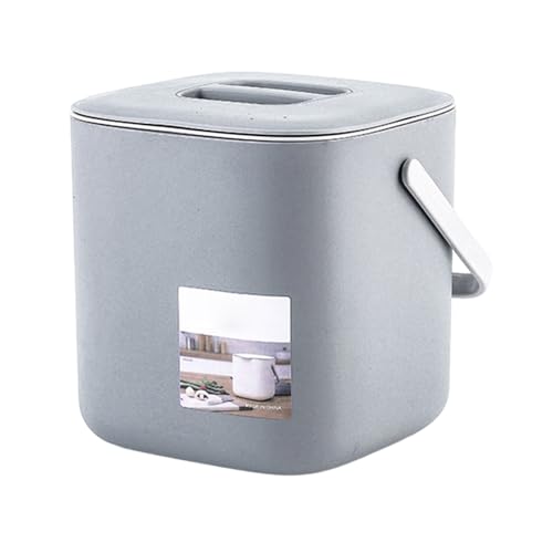 For Creative 2 Etagen Komposteimer mit Griff Kompost Abtropfgestell Müll Recycling Mülleimer für Innenräume Lebensmittelreste Kompost Contai Mülleimer Badezimmer Klein For Creative 2 Etagen Komposteimer mit Griff Kompost Abtropfgestell Müll Recycling Mülleimer für Innenräume Lebensmittelreste Kompost Contai Mülleimer Badezimmer Klein von Piceioep