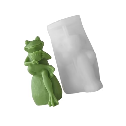 Frösche Silikonformen, Cartoon-Tier-Gussformen, Epoxidharz, Gips, Heimdekoration Frösche Silikonformen, Cartoon-Tier-Gussformen, Epoxidharz, Gips, Heimdekoration von Piceioep