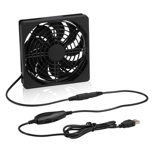 Piceioep 12 cm USB Kühlventilator Mit Geschwindigkeitskontrolle 5 V 0 2A U/Min 2 Kugellager Für Workstations Und Serverlüftung Piceioep 12 cm USB Kühlventilator Mit Geschwindigkeitskontrolle 5 V 0 2A U/Min 2 Kugellager Für Workstations Und Serverlüftung von Piceioep