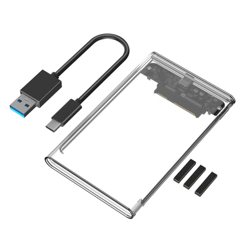Piceioep 2 5 "bis USB C Gehäuse Kompatible OS 6Gbit / S Übertragungsgeschwindigkeit LED ABS Kunststoff Externe Antriebsgehäuse Piceioep 2 5 "bis USB C Gehäuse Kompatible OS 6Gbit / S Übertragungsgeschwindigkeit LED ABS Kunststoff Externe Antriebsgehäuse von Piceioep