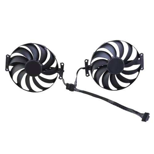 Piceioep 2PCS T129215SU 95mm 7Pin Ersatz Easy Installation Cooler Lüfter Für RTX3070 Grafikkartenverwaltung Zubehör Piceioep 2PCS T129215SU 95mm 7Pin Ersatz Easy Installation Cooler Lüfter Für RTX3070 Grafikkartenverwaltung Zubehör von Piceioep