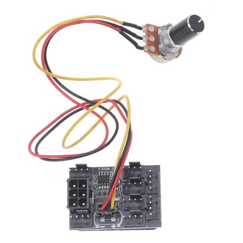 Piceioep Advanced 8port 3Pin 4Pin Lüfter Controller PC Chassis Kühlungs Fan Hubs Mit Funktionalität Und 6Pin Netzteil von Piceioep