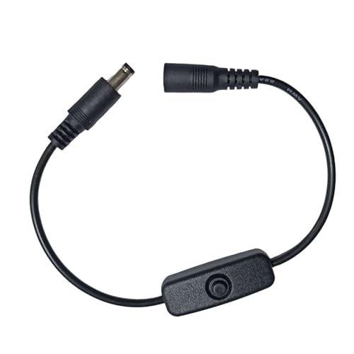 Piceioep DC5521 Stromkabel 5.5x2 1 Mm Männlich Frauen Mit Switcher Für LED Beleuchtung Und CCTV Systeme Piceioep DC5521 Stromkabel 5.5x2 1 Mm Männlich Frauen Mit Switcher Für LED Beleuchtung Und CCTV Systeme von Piceioep