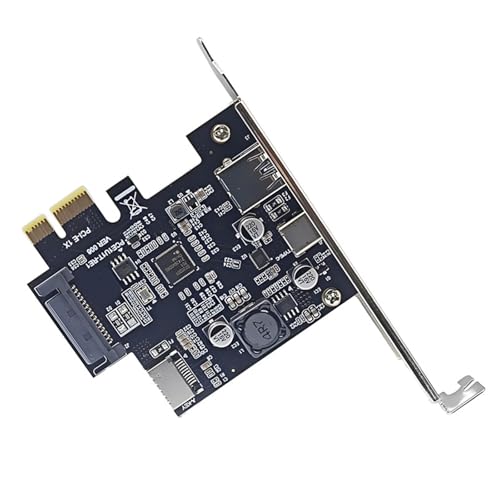 Piceioep USB3.2 GEN1 5GBPS Expansionskarte Mit USB+Typec+Type Front PCIe Zum USB Adapter Für Desktops Piceioep USB3.2 GEN1 5GBPS Expansionskarte Mit USB+Typec+Type Front PCIe Zum USB Adapter Für Desktops von Piceioep