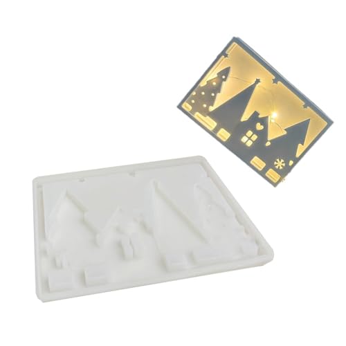 Praktische Robuste Silikonform Für Handgefertigte Weihnachtsbaumlichtrahmen Die Für Dekoration Zu Hause Und Geschenke Handgefertigte Handwerksform Tragbar Sind von Piceioep