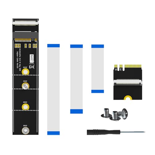 Schlüssel M Zu Einem TECHT A+E Adapter Mit FPC Flexibles Kabel Für NVME 2230 2242 2260 2280 Solid Scheiben Und Drahtlose Karten von Piceioep
