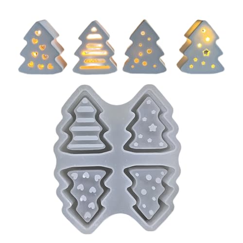 Silikonform Für Handwerk Von Nachtlicht Weihnachtsbaumkerzenhalter Festival Dekoration Schmuck Makingwerkzeug Crafting Silicon von Piceioep