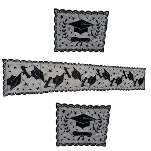 Tischtuch Elegante Schwarze Spitze Bestickte Tischdecke Tischläufer Für Partys Abendessen Abschlusssaison Verwenden Sie Polyester Tischabdeckung von Piceioep